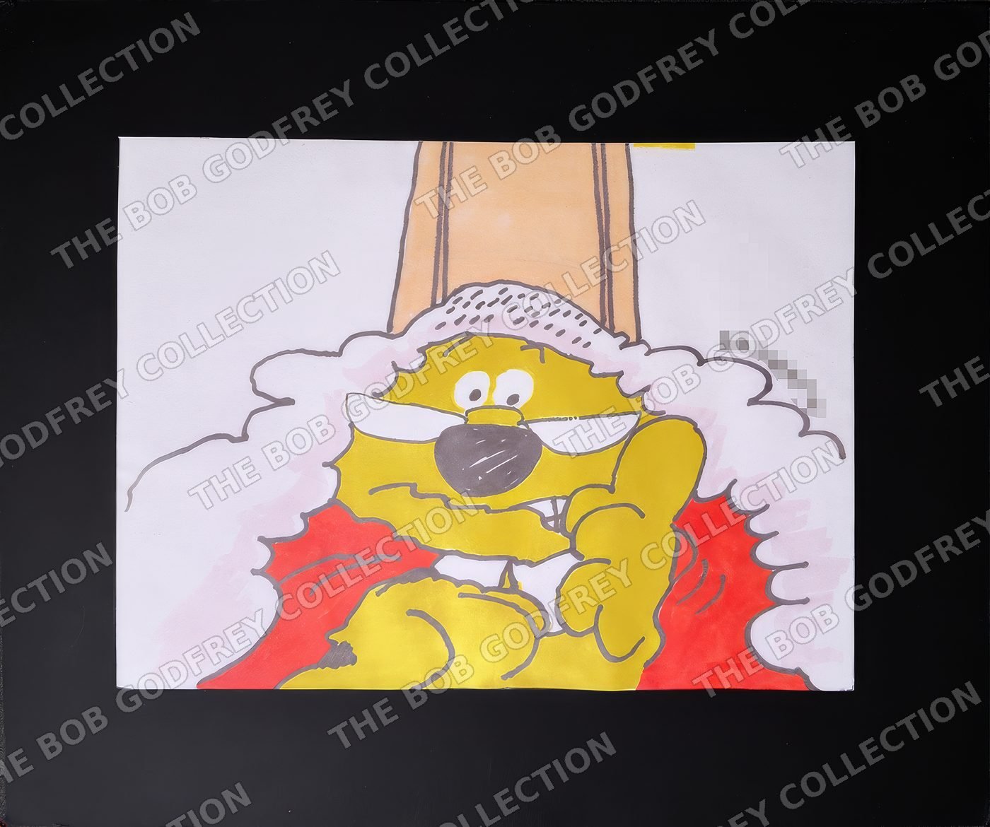 Judge Roobarb - 1990s re-draw SIGNED by Bob Godfrey